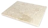 Creative Home 16 by 20 by 3/4-Inch Marble Pastry Board, Champagne