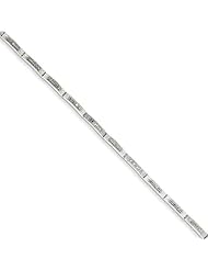 Sterling Silver Diamond Bracelet, Best Quality Free Gift Box Satisfaction Guaranteed