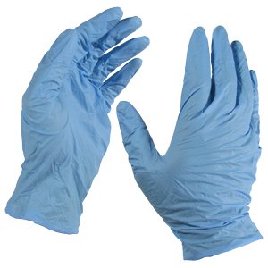Case of 1000 Nitrile Exam Gloves 4 Mil Thick Large Nitrile Exam Glove - Textured