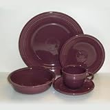 Fiesta Ware 5-Piece Place Setting DINNERWARE Heather Purple HOMER LAUGHLIN CHINA by Fiesta