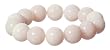 14mm Round Pink Opal Beaded Stretch Bracelet