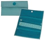 Reed & Barton Bijou Jewelry Roll, Dark Teal Jewelry Chest
