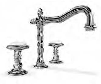 Altmans VI10H31E20PG Victoria Polished Gold Complete Widespread Bathroom Faucet with Pop-Up Drain