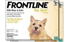 12 MONTH Frontline Top Spot Orange: For Dogs up to 22lbs.