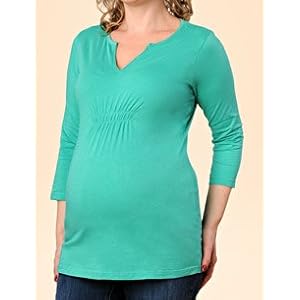 Buy A Pea in the Pod: 3 4 Sleeve V-neck Maternity T Shirt by A Pea in the Pod