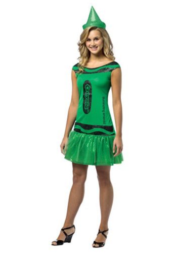 Womens Crayola Glitz Emerald Dress (Standard)