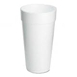 Dart Foam Hot Cups, 20 Ounces, 500 Per Carton
