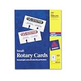 IMAGE OF Avery Laser Rotary Cards, 2 1/6in. x 4in., Box Of 400 Cards