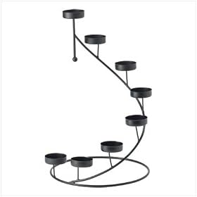 METAL SPIRAL CANDLEHOLDER
