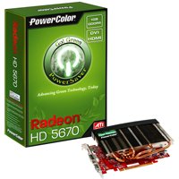 PowerColor Go Green ATI Radeon HD5670 1 GB DDR5 VGA/DVI/HDMI PCI-Express Video Card AX5670 1GBD5-NS3H