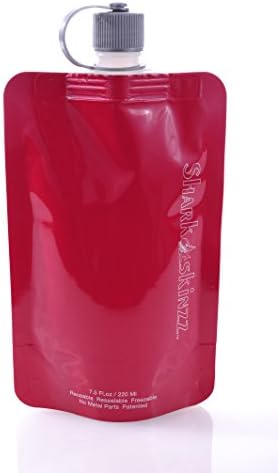 The Original Disposable Flask®+ Funnel (2, Metallic Red)