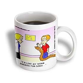 Londons Times Funny Bugs and Slugs Cartoons - Veterinarian Confusion - Mugs