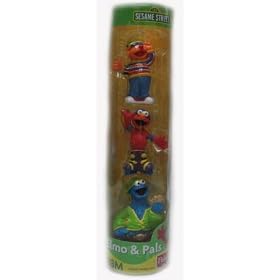 Elmo and Cookie Monster Figures by Sesame Street