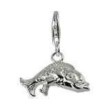 charms SilberDream 925 Sterling Silber Charm Sternzeichen Fische Anhänger für Armband Kette Ohrring FC7103