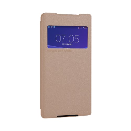 Nilkin sparkle pu flip window wake up cover case for so…
