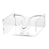 Acrylic Cocktail Napkin Holder (5 1 2 x 5 1 4 x 2 1 2) by U.S. Acrylic