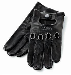 Genuine Audi Leather TouchTec Driving Gloves - Size 9 On Sale
