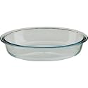 Pyrex Toughened Glassware Pie Dish - 1.1Ltr - High quality glass cookware that is oven, microwave and dishwasher safe.