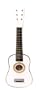 23" Childrens Toy White Acoustic Guitar:String Instrument