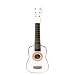 23" Childrens Toy White Acoustic Guitar:String Instrument