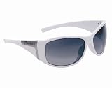 Anarchy White Melee Sunglasses w Smoke Gradient Lens by
