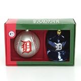 Detroit Tigers Double Ornament Set