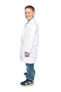 Working Class Children's Lab Coat,White (Ages 8-10)