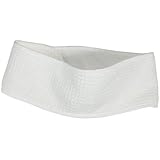 White COTTON Waffle weave spa MAKEUP HEADBAND NEW