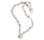 Rutilated Quartz "Guardian Angel" Necklace with Pendant - 16 1/2"