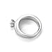 [Princess Series] Yoursfs 18K White Gold Plated 5mm Cubic Zirconia Nickel Free 2 in 1
