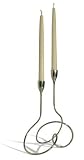 Beautiful Loop Candlelabra - Chrome Unusual Valentines Day Gift