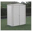 DuraMax Model 00911 5x3 YardMate Vinyl Storage Shed with floor