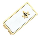 Thumbnail image for Masonic Money Clip – Two Tone/White Gold Plated