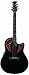 Ovation Elite 2078 LX Contour Acoustic-Electric Guitar w/ Case - Black