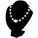 Black&White Pearl Style Choker Necklace