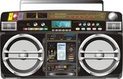 Old School Style High Performance Portable Music System with Ipod Slot