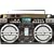 Old School Style High Performance Portable Music System with Ipod Slot