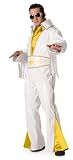 New Design Flashier Elvis Vinyl Rock Star Costume - Different than Picture (See details)