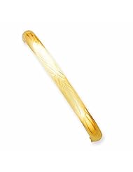 14K Gold 4/16 Florentine Engraved Hinged Bangle Bracelet
