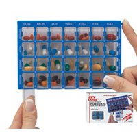 Ezy Dose Pharmadose Medication Organizer, with Locking Device - 1 Ea:Ezy Dose Pharmadose Medication Organizer, with Locking Device - 1 Ea