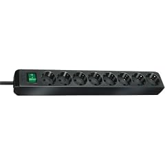 Brennenstuhl ECO Line Steckdosenleiste (8-fach, 3,0 m) schwarz