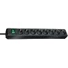 Brennenstuhl ECO Line Steckdosenleiste (8-fach, 3,0 m) schwarz