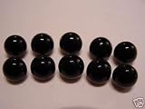 Eigenschaften Lesch Glasauge / Lesch, Glasaugen an Öse, Bärenaugen, schwarz, 6mm, 2 Stück