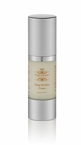 Deep Wrinkle Cream Hope & Power by Nuriss C - Powerful Face Cream for Wrinkles and Anti Aging, Contains Effective Peptide Ingredients that Help Fight Fine Wrinkles & Provides Deep Moisturizing.