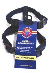 Hamilton Adjustable Comfort Dog Harness Navy 5 8 X12-20 - CFA