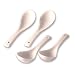 Ciroa Asea White Set of 4 Porcelain Spoons, 11 cm