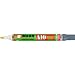 U-Mark 10110 A10 Xylene-Free Paint Marker, 0.563" Diameter, 5.6" Length, Silver  (Pack of 12)