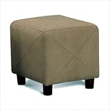 Hunter Green Microfiber Ottoman By Coaster Furniture
