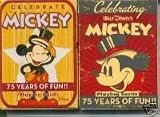 2 Decks Mickey Mouse 75th Anniversary Playing Cards