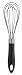 Cuisipro Silicone  8 Inch Egg Whisk, Frosted Head/Black handle